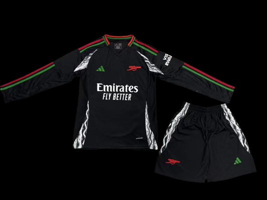 Arsenal away kids kit 24-25 Long Sleeve