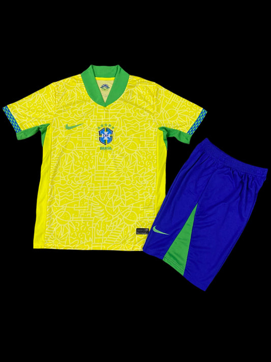 Brazil Home Kids Kit 24-25